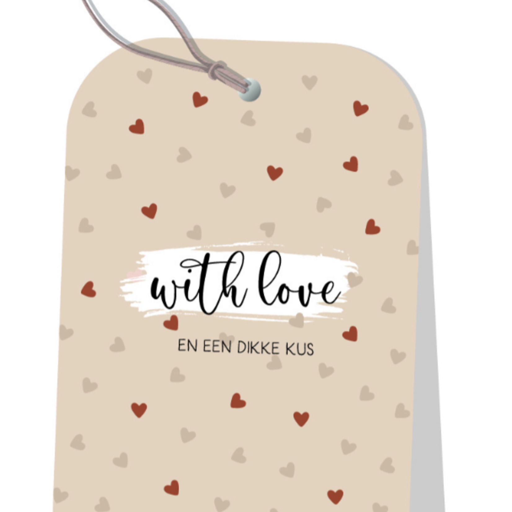 JOTS JOTS - Kaart NU-a6-18 With love en een dikke kus