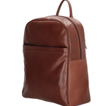 MICMACBAGS MICMACBAGS  - Rugzak echt leer Cognac Le mans 13,3 inch (29,4x16,6 cm.)