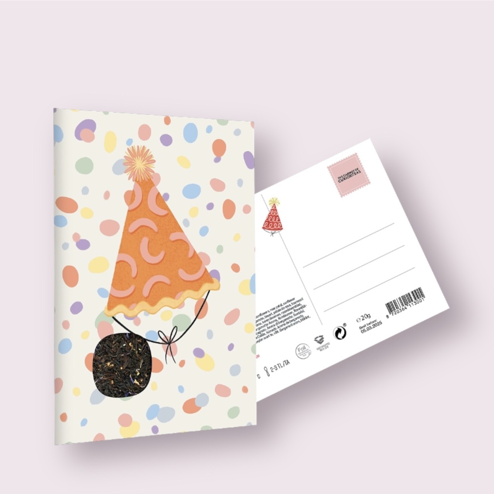 CURIOSITEAS CABINET OF CURIOSITEAS - Theekaart Confetti