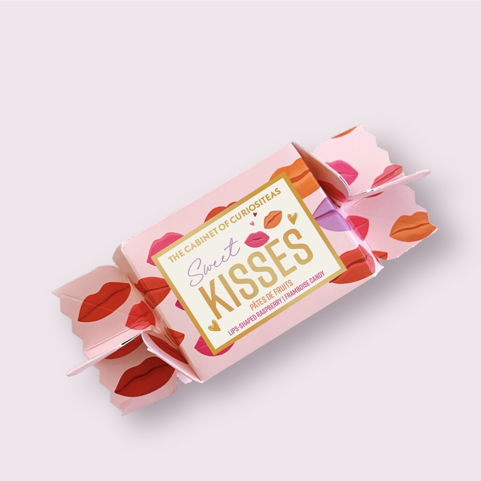 CURIOSITEAS CABINET OF CURIOSITEAS - Sweet Kisses Candy Wrap | Lips shaped Pates des Fruits