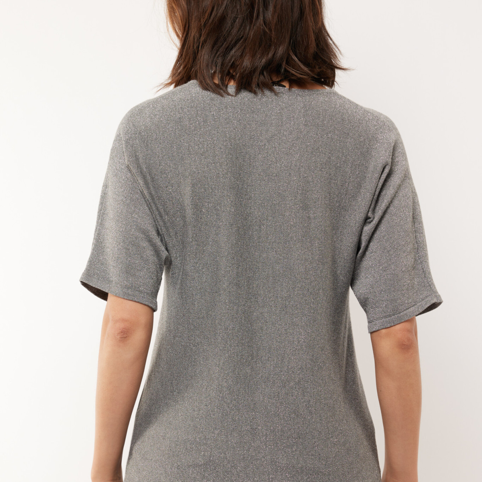 G-MAXX G-MAXX - Fijn gebreide top Edlin grijs melange