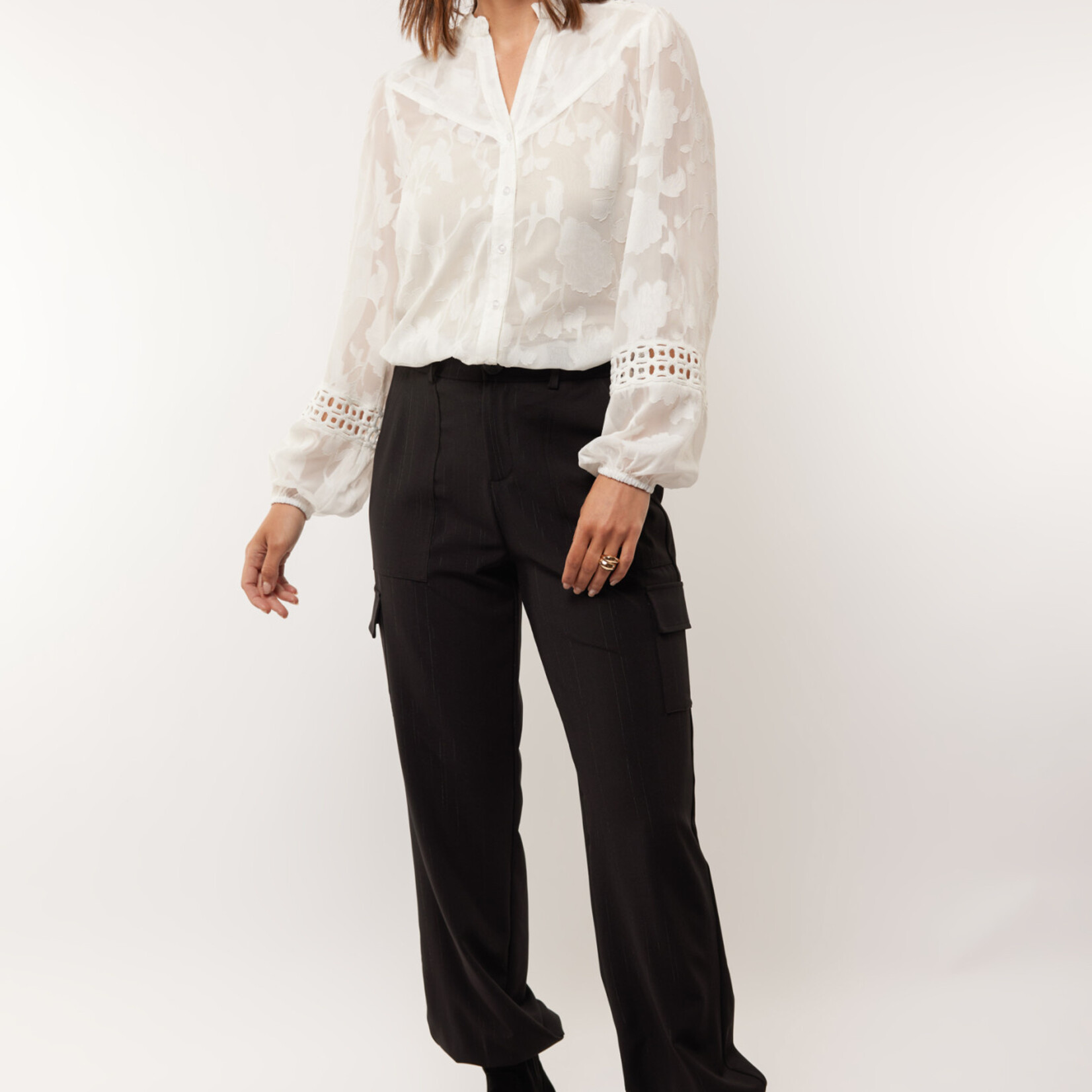 G-MAXX G-MAXX - Broek Ecren zwart