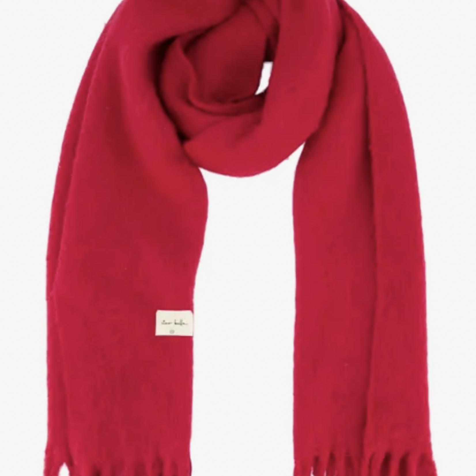 ZUSSS ZUSSS - Sjaal roze rood