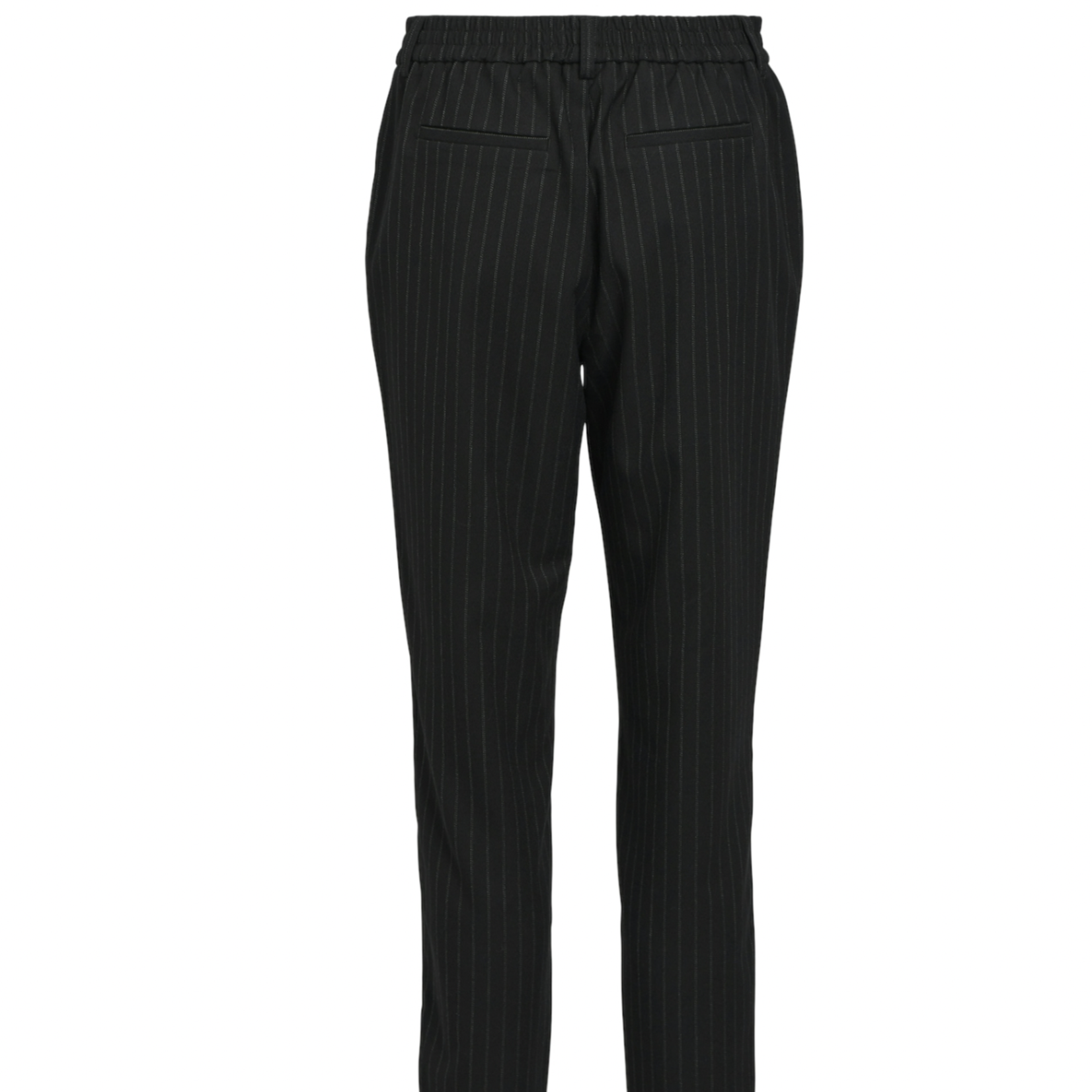 OBJECT OBJECT - Lisa slims pant aop noos black/grey krijtstreep