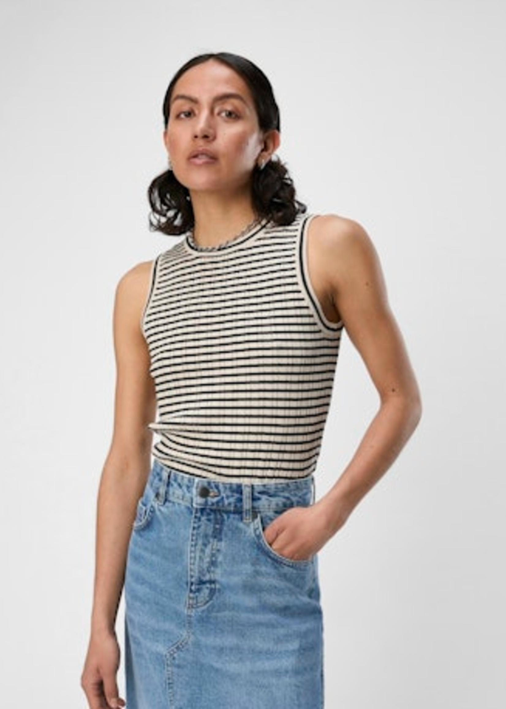 OBJECT OBJECT - Top Ester sandshell/black MAAT L
