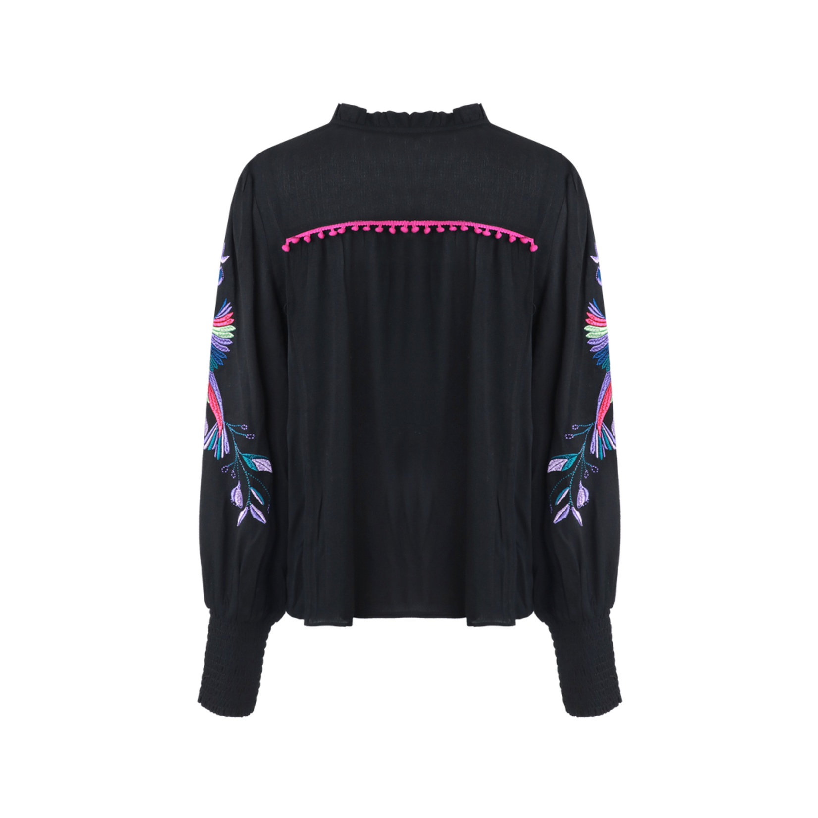 FLURESK FLURESK - Blouse flore zwart