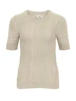 OBJECT OBJECT - Top gebreid Friella beige