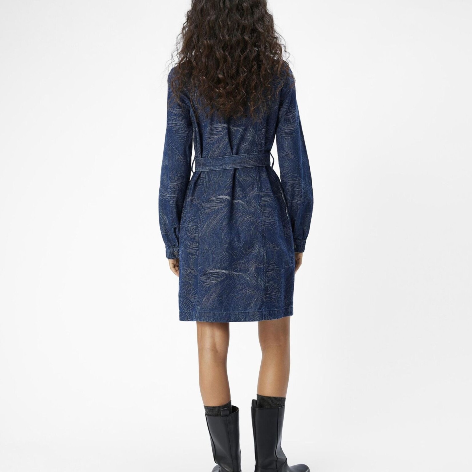 OBJECT OBJECT - Jurk Xonja denim donker blauw MAAT XS