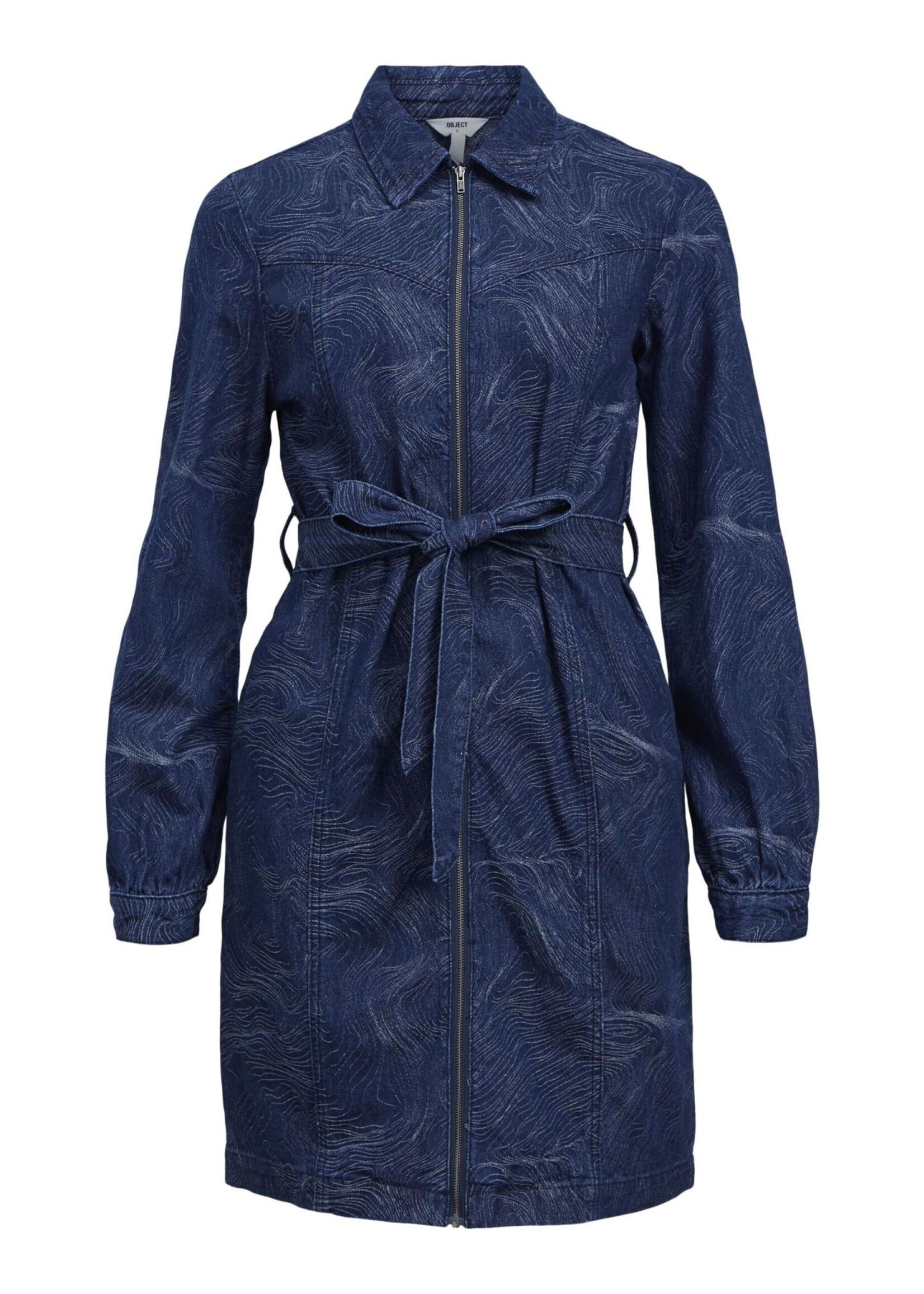 OBJECT OBJECT - Jurk Xonja denim donker blauw