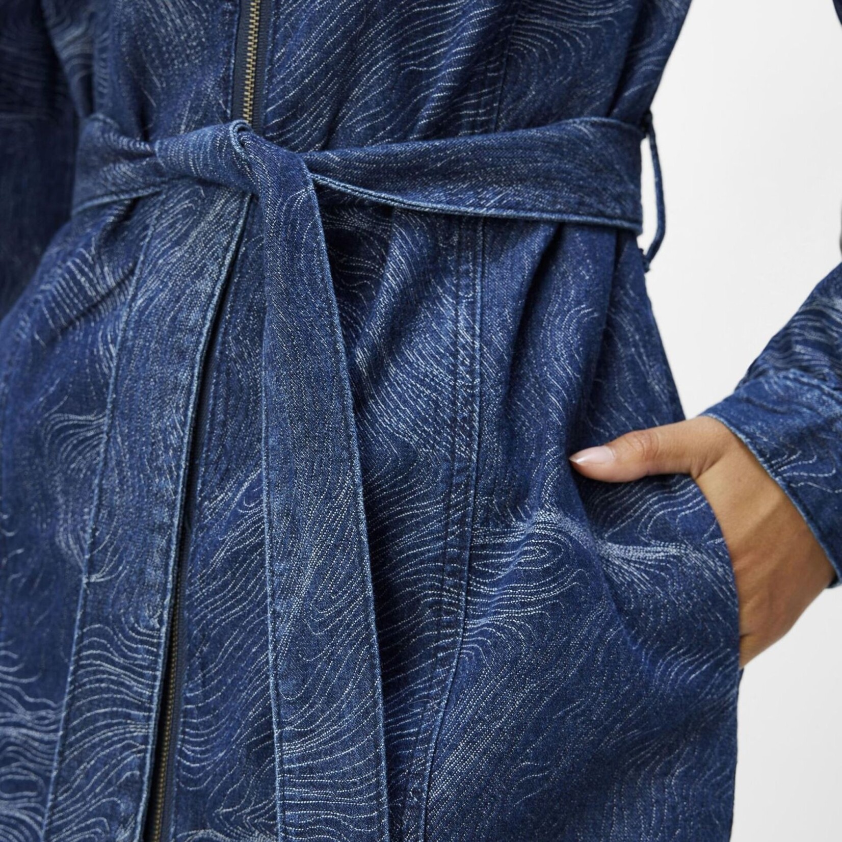 OBJECT OBJECT - Jurk Xonja denim donker blauw MAAT XS