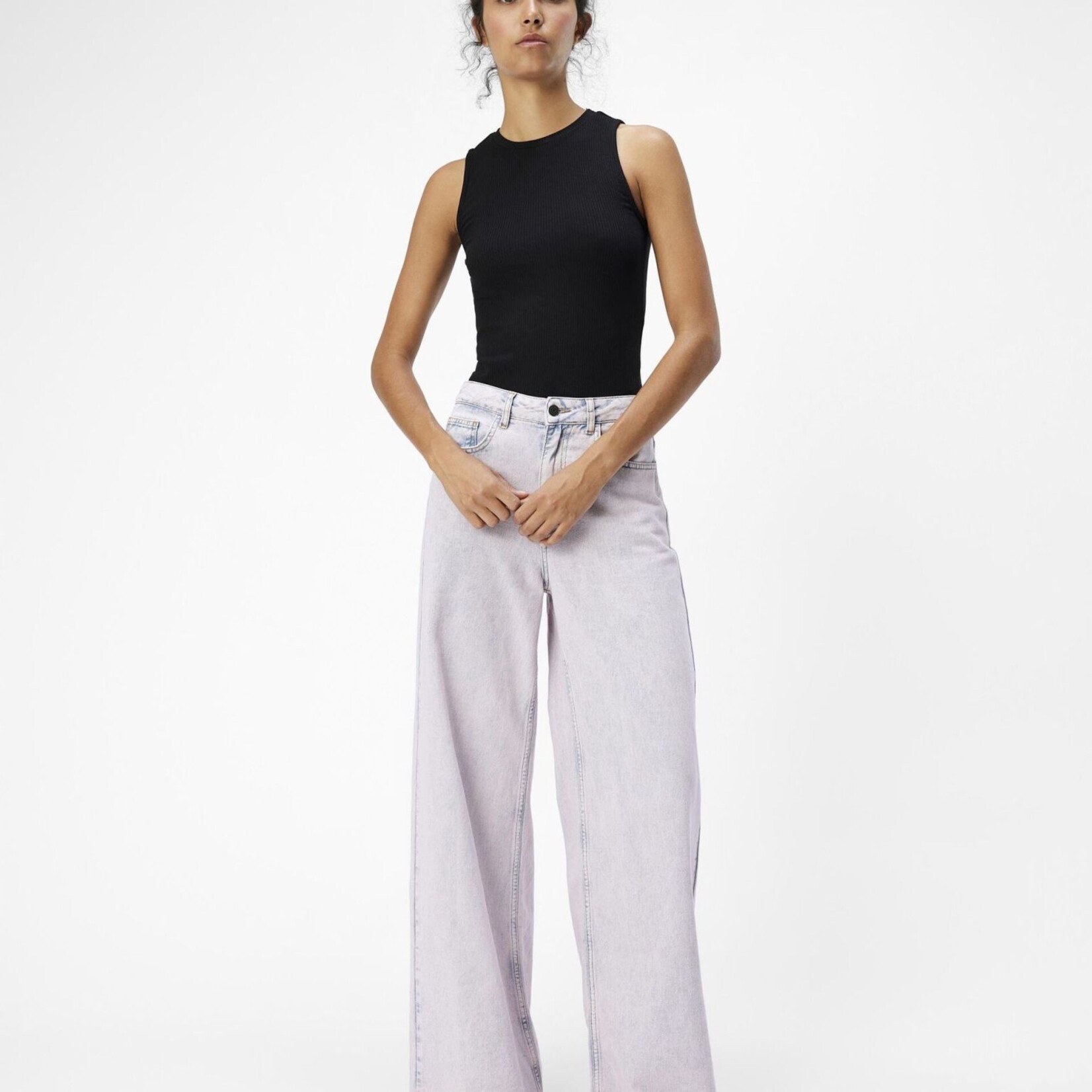 OBJECT OBJECT - Gabrielle jeans Pink frosting washed denim