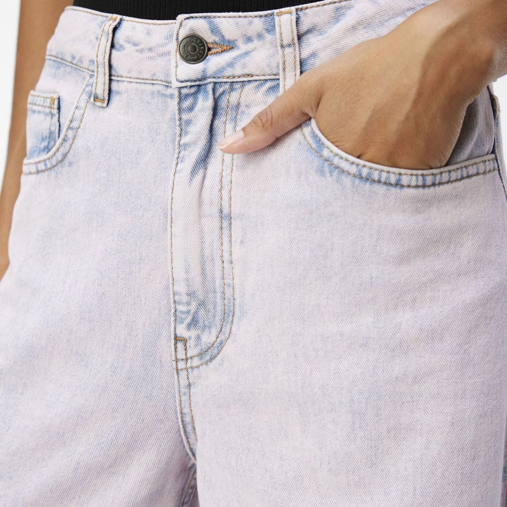 OBJECT OBJECT - Gabrielle jeans Pink frosting washed denim