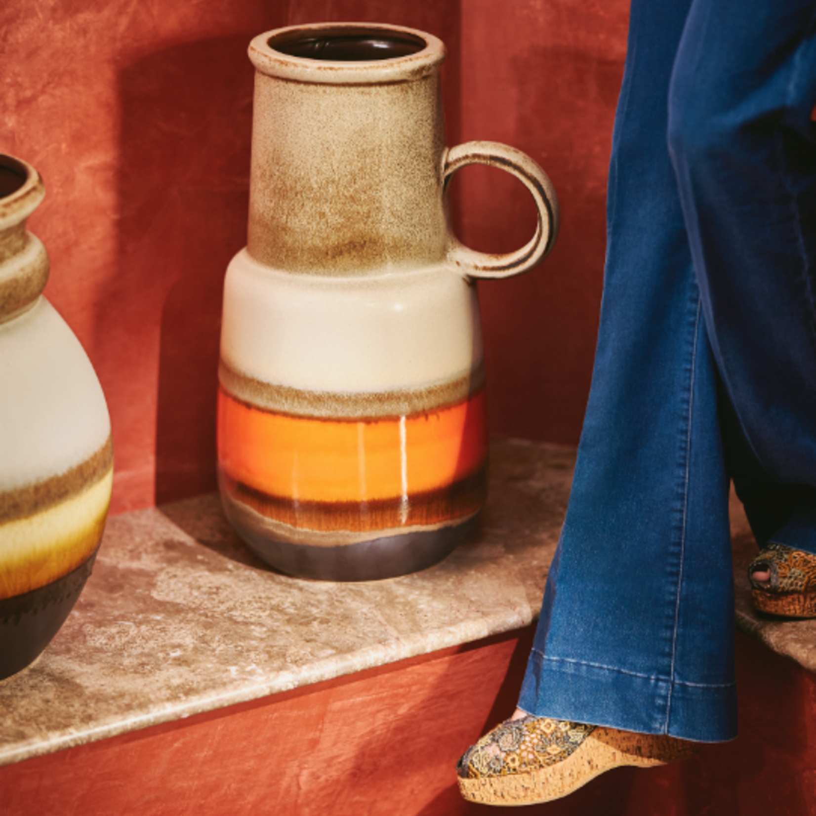 HKLIVING HKLIVING - Vloervaas groot Lava ACE7292