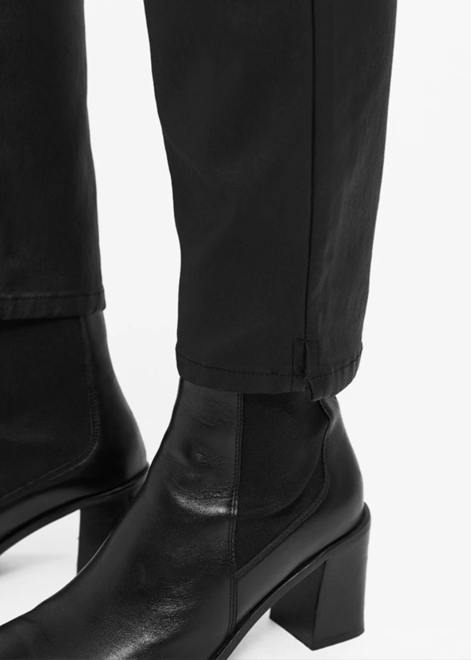 OBJECT OBJECT - Broek Lisa belle coated zwart