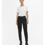 OBJECT OBJECT - Broek Lisa belle coated zwart