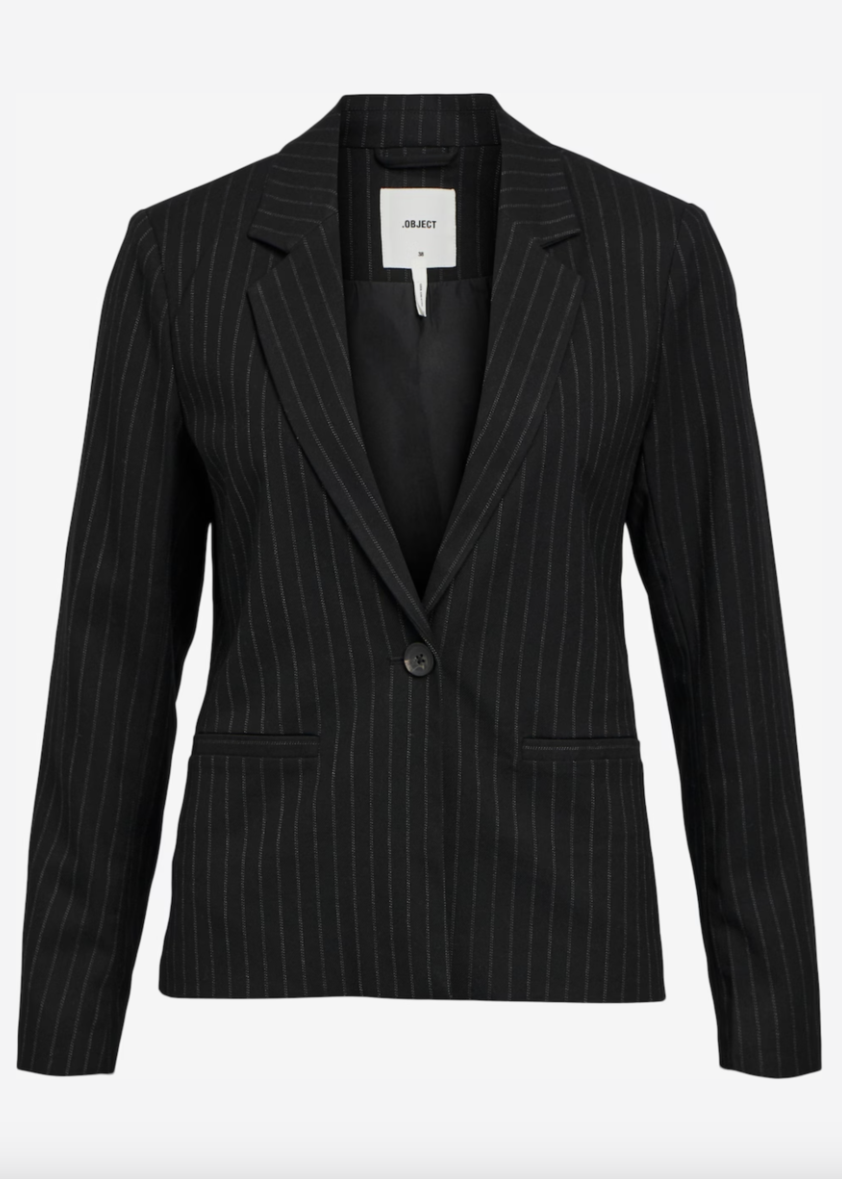 OBJECT OBJECT - Blazer Lisa noos button black/grey