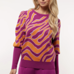 FLURESK FLURESK - Trui Steph berry/apricot crush MAAT 34