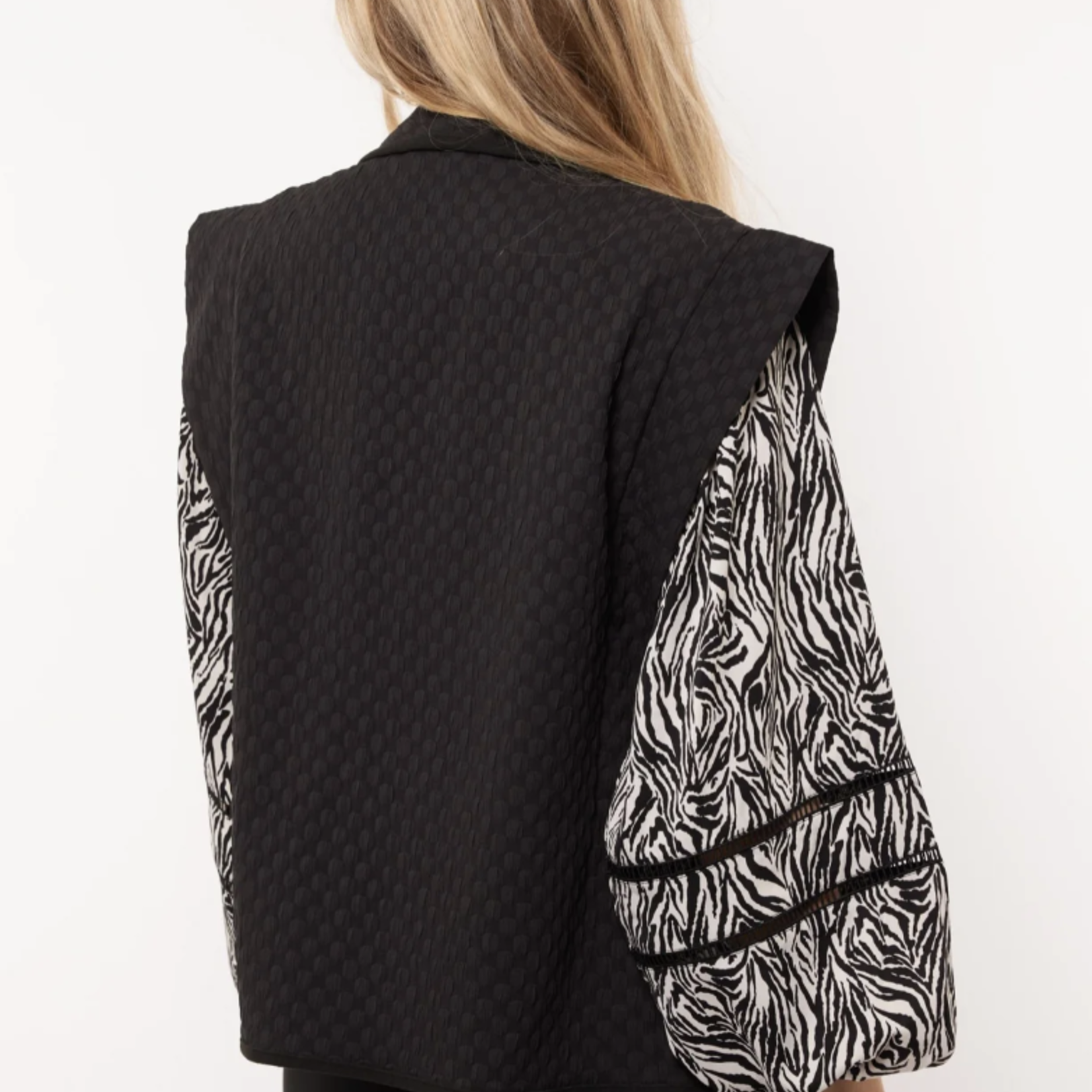 FLURESK FLURESK - Gilet gabrielle gilet zwart