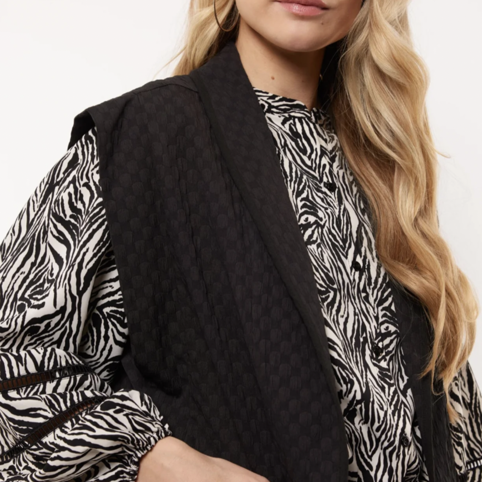 FLURESK FLURESK - Gilet gabrielle gilet zwart