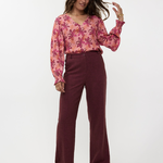 YDENCE YDENCE - Broek Judith pink MAAT XXL