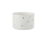 ZUSSS ZUSSS - Keramieken waxinelichthouder hartjes wit