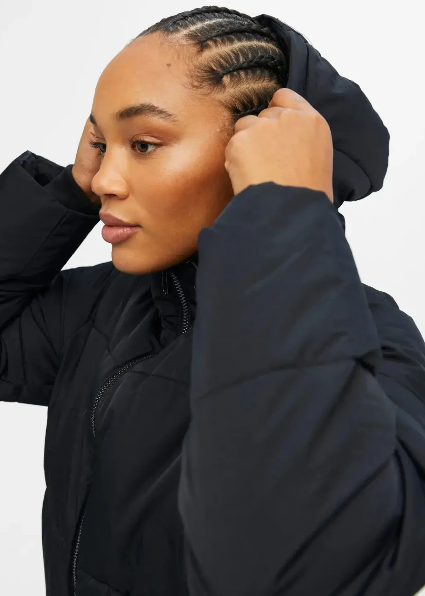 OBJECT OBJECT - Jacket long noos Zhanna zwart MAAT S
