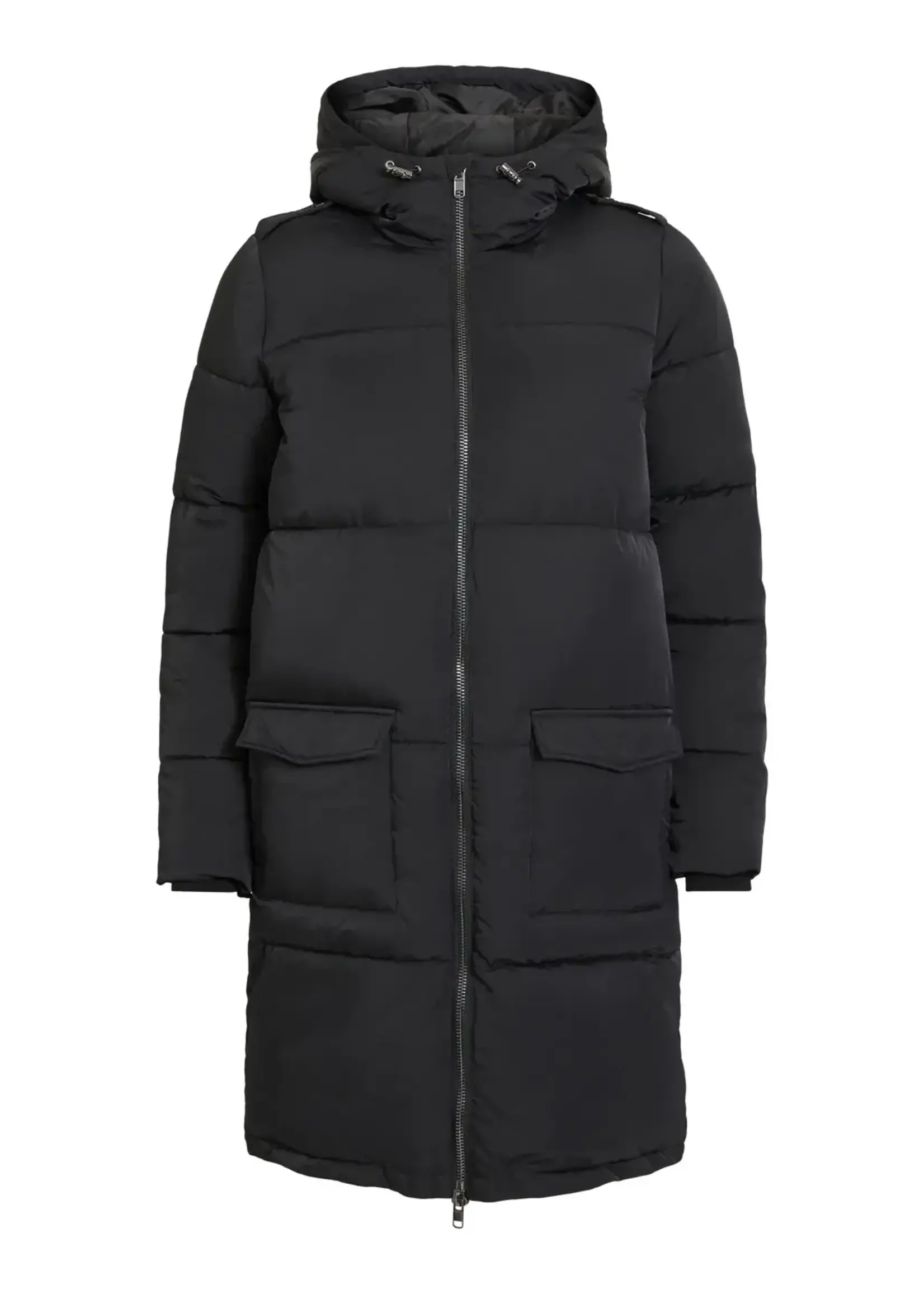 OBJECT OBJECT - Jacket long noos Zhanna zwart MAAT S