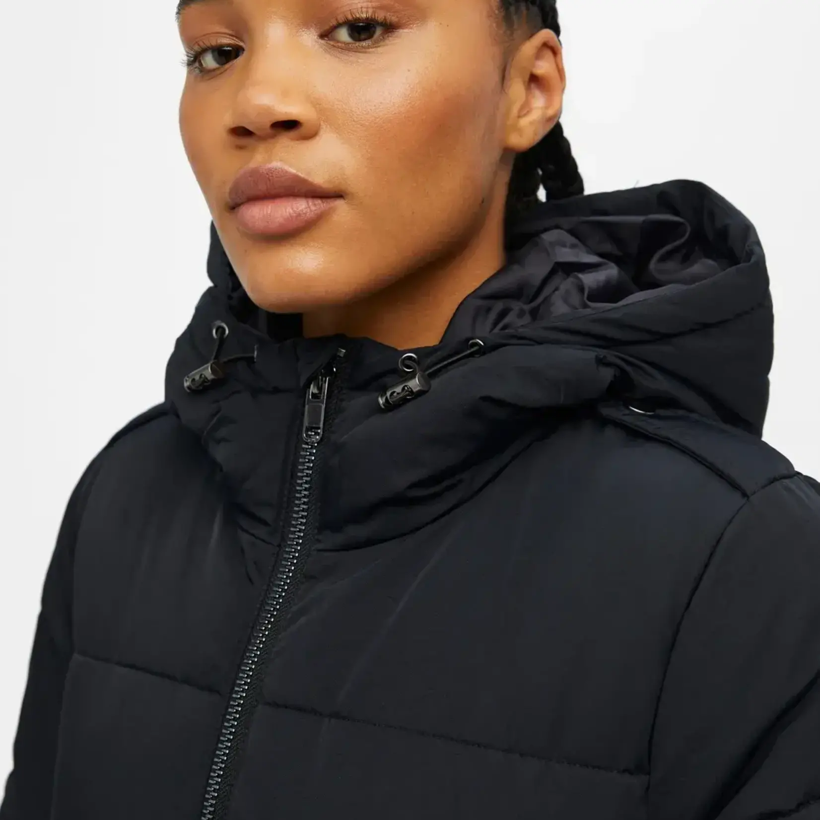 OBJECT OBJECT - Jacket long noos Zhanna zwart MAAT S