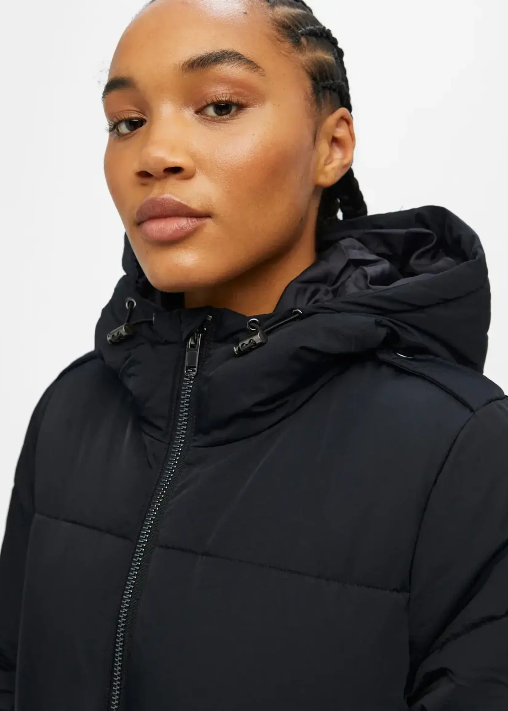 OBJECT OBJECT - Jacket long noos Zhanna zwart MAAT S