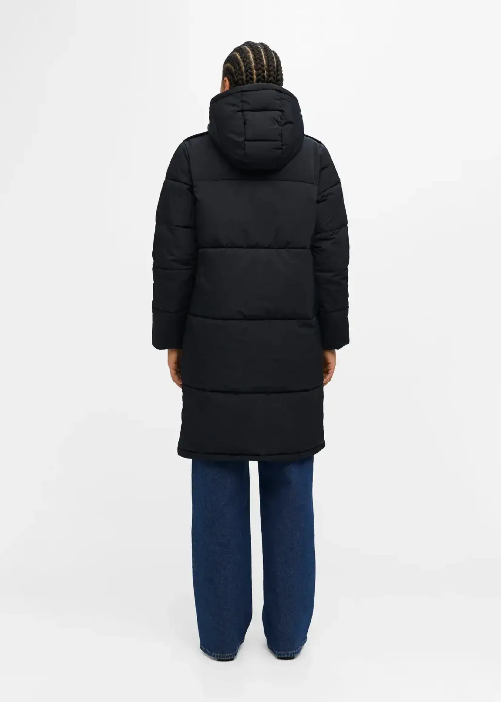 OBJECT OBJECT - Jacket long noos Zhanna zwart MAAT S
