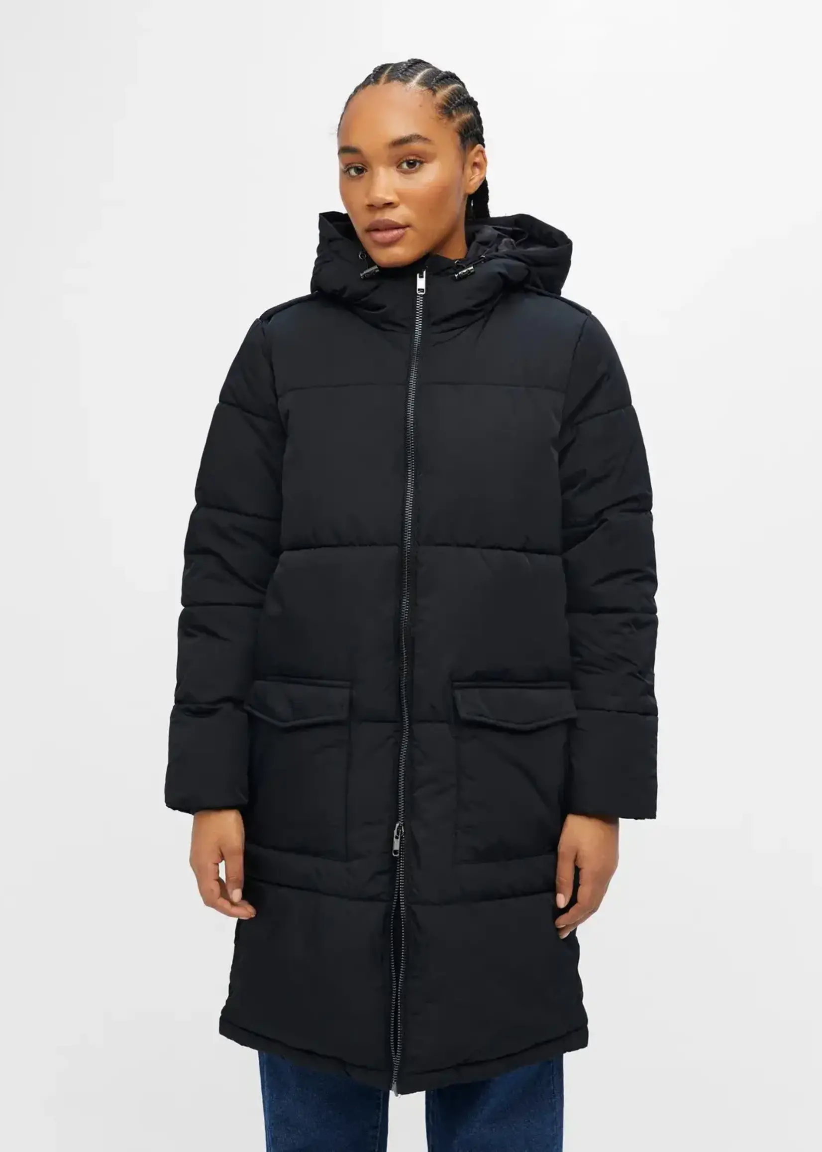 OBJECT OBJECT - Jacket long noos Zhanna zwart MAAT S