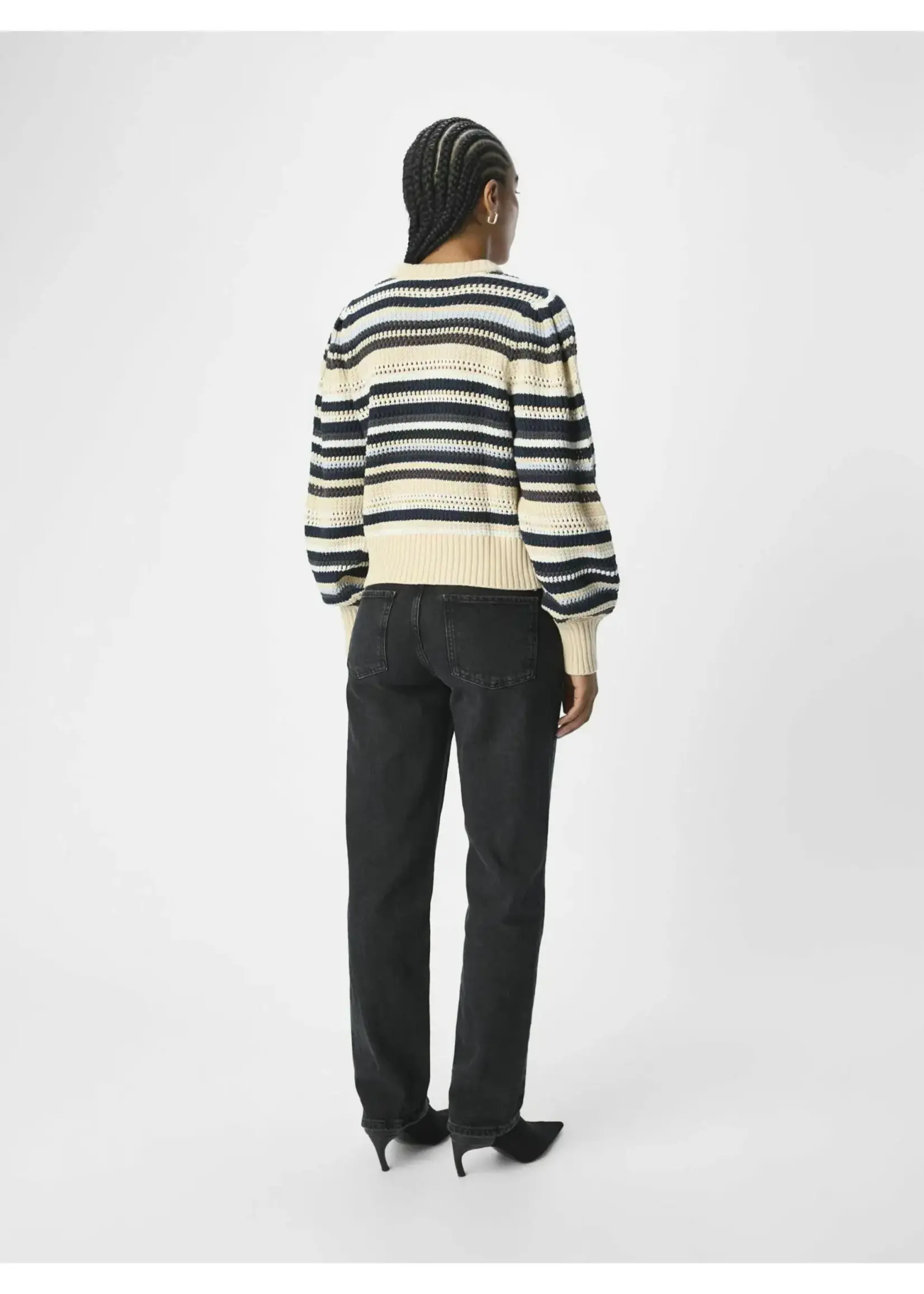 OBJECT OBJECT - Pullover Lola gebreid  sandshell multi