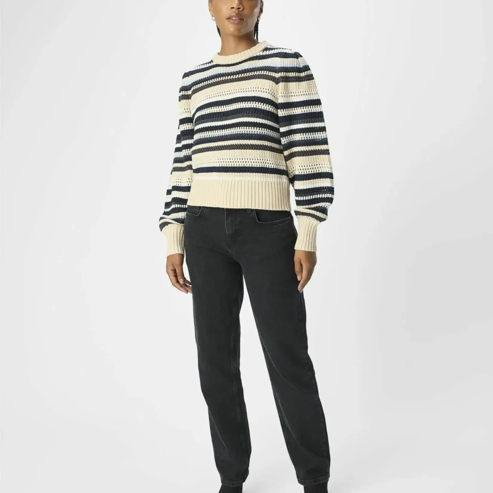 OBJECT OBJECT - Pullover Lola gebreid  sandshell multi