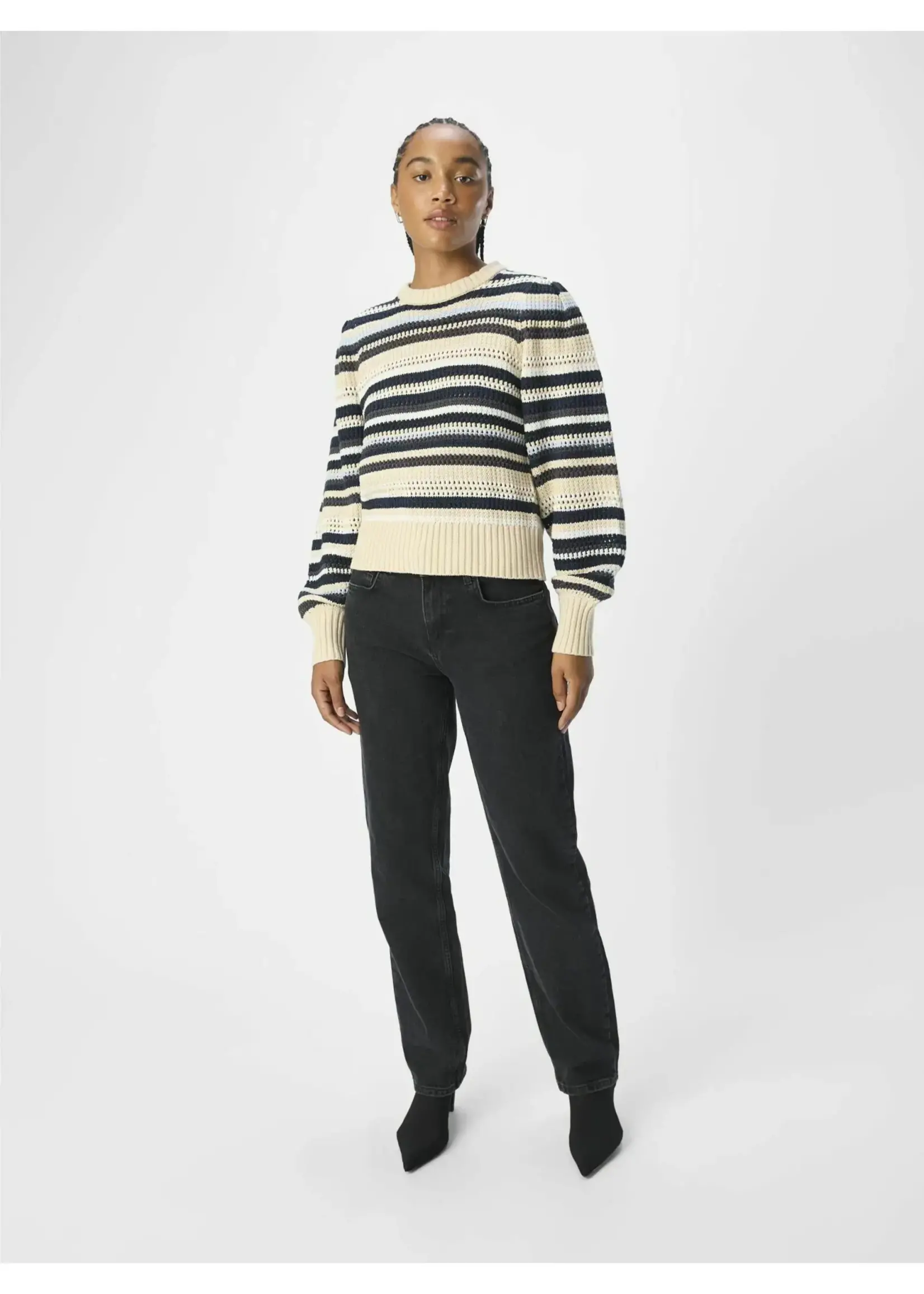 OBJECT OBJECT - Pullover Lola gebreid  sandshell multi
