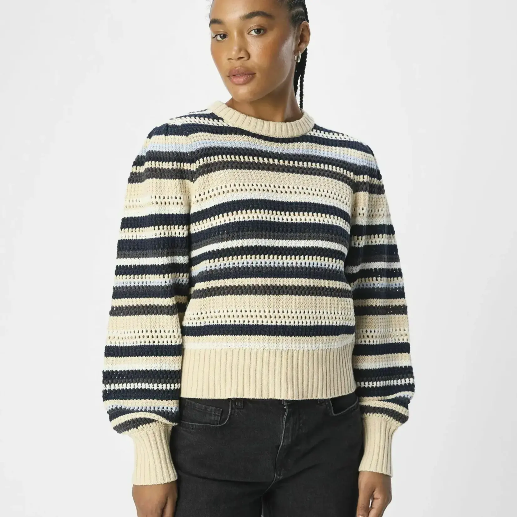 OBJECT OBJECT - Pullover Lola gebreid  sandshell multi