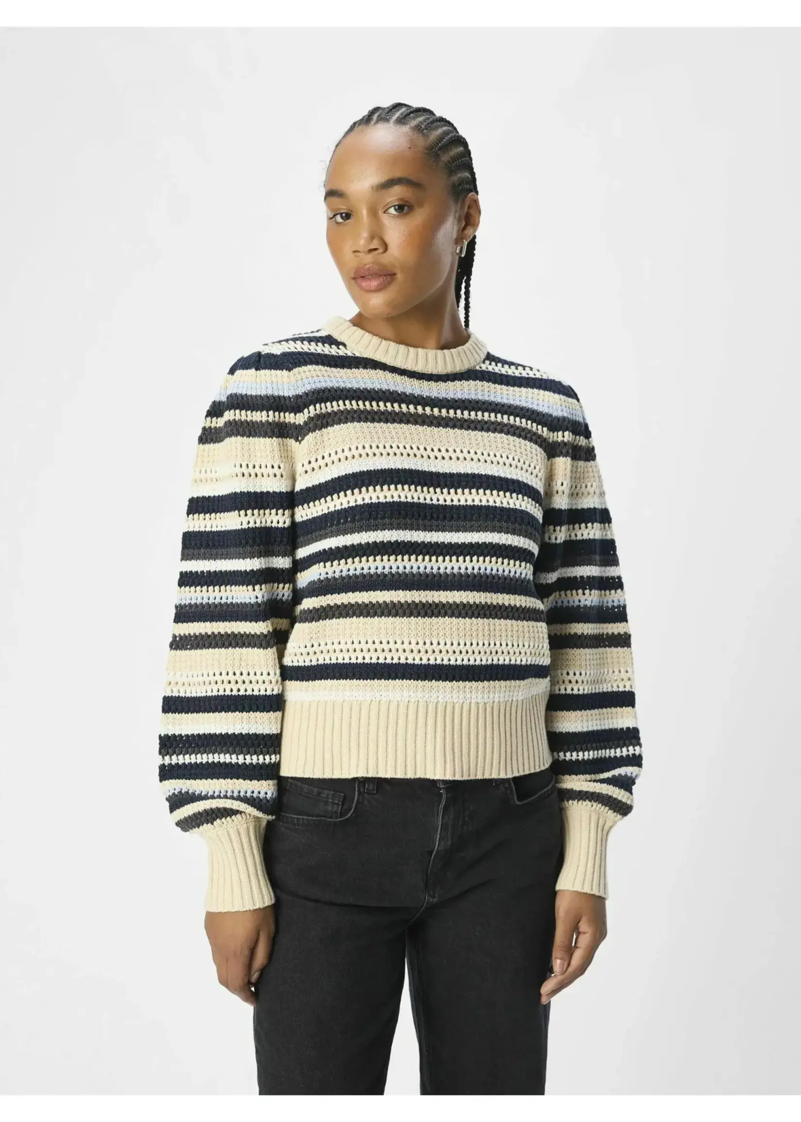 OBJECT OBJECT - Pullover Lola gebreid  sandshell multi