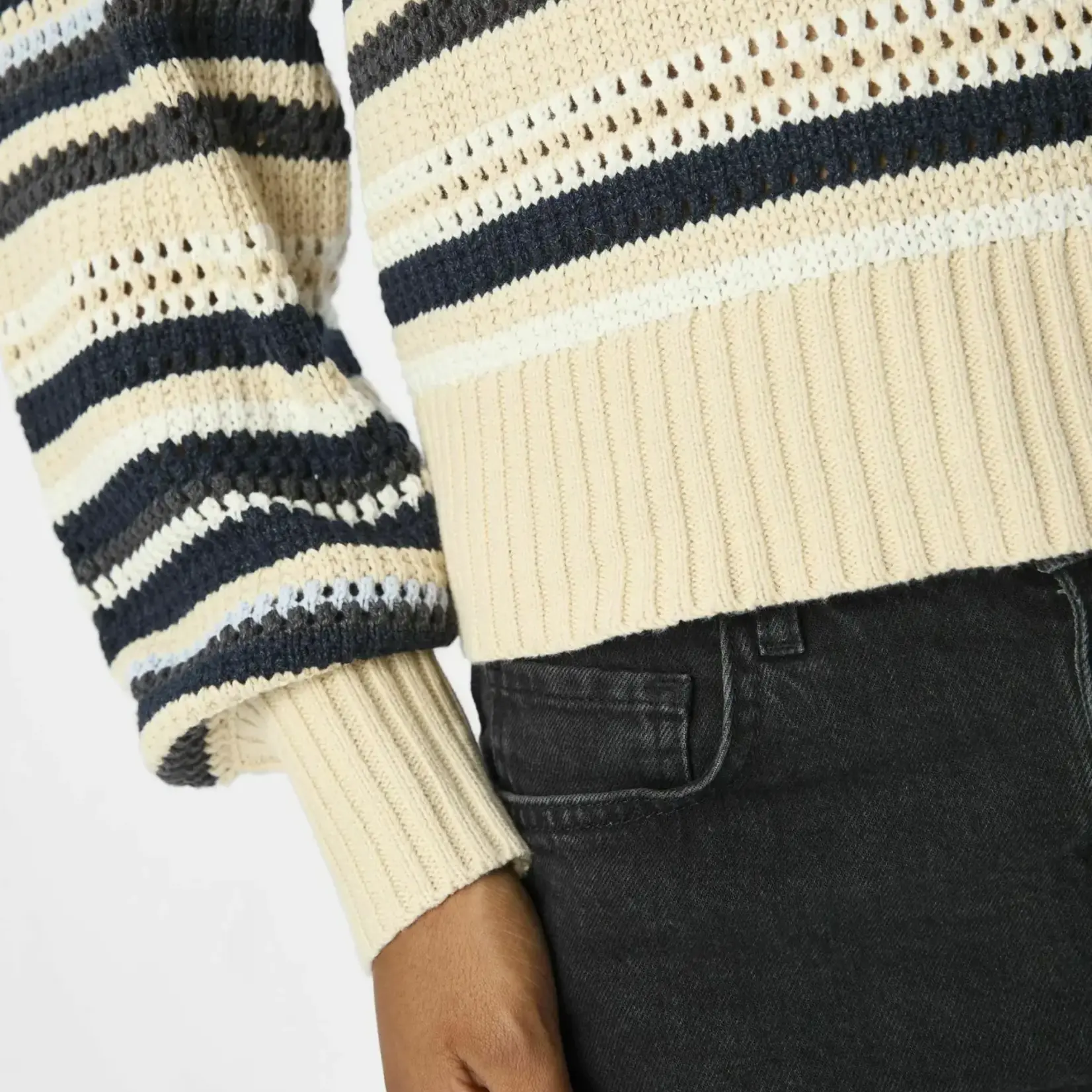 OBJECT OBJECT - Pullover Lola gebreid  sandshell multi