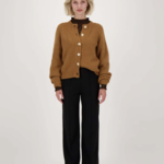 ZUSSS ZUSSS - Broek met naad zwart