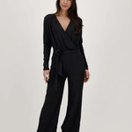ZUSSS ZUSSS - Jumpsuit van crinkle stof antracietgrijs