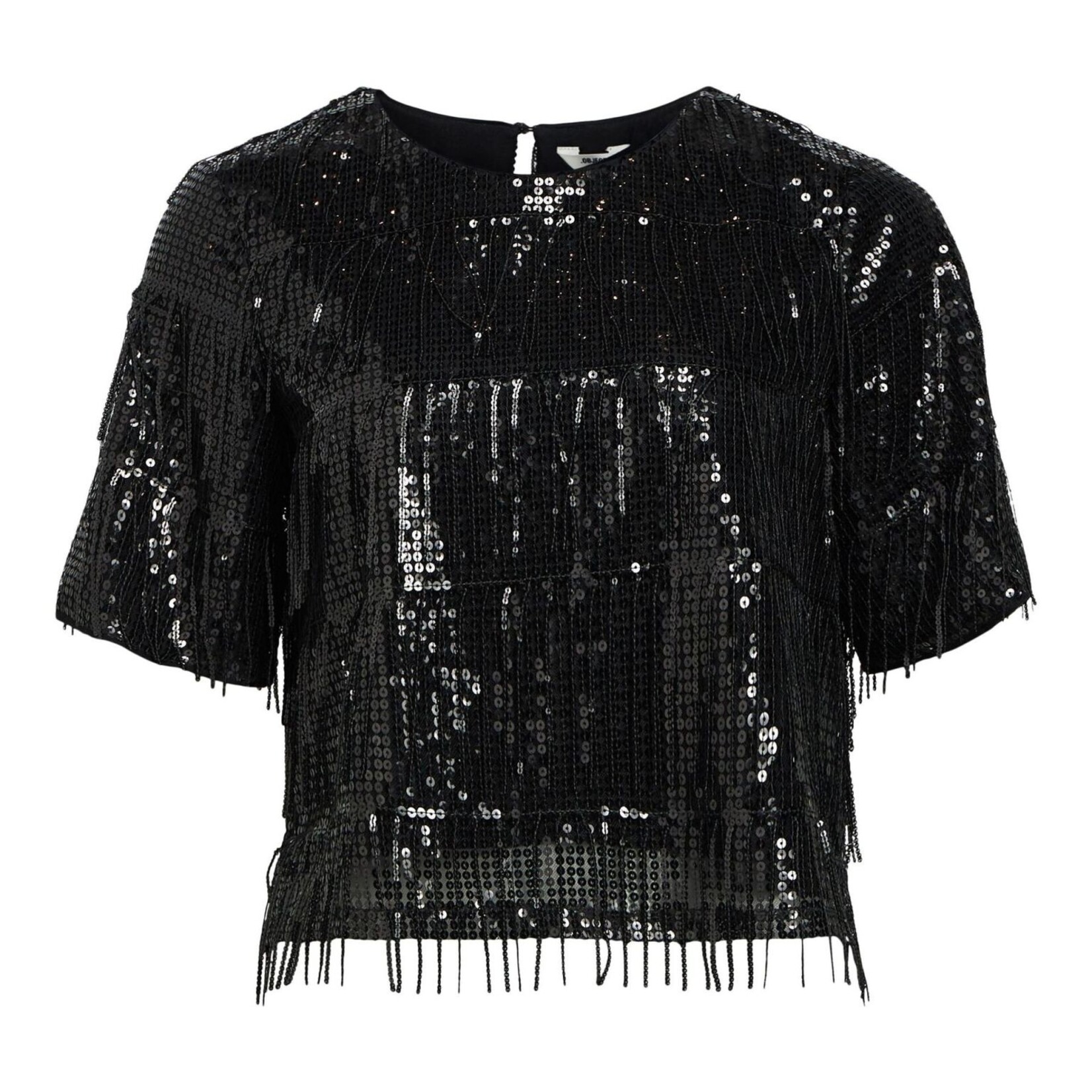 OBJECT OBJECT - Top Tella zwart met lovertjes