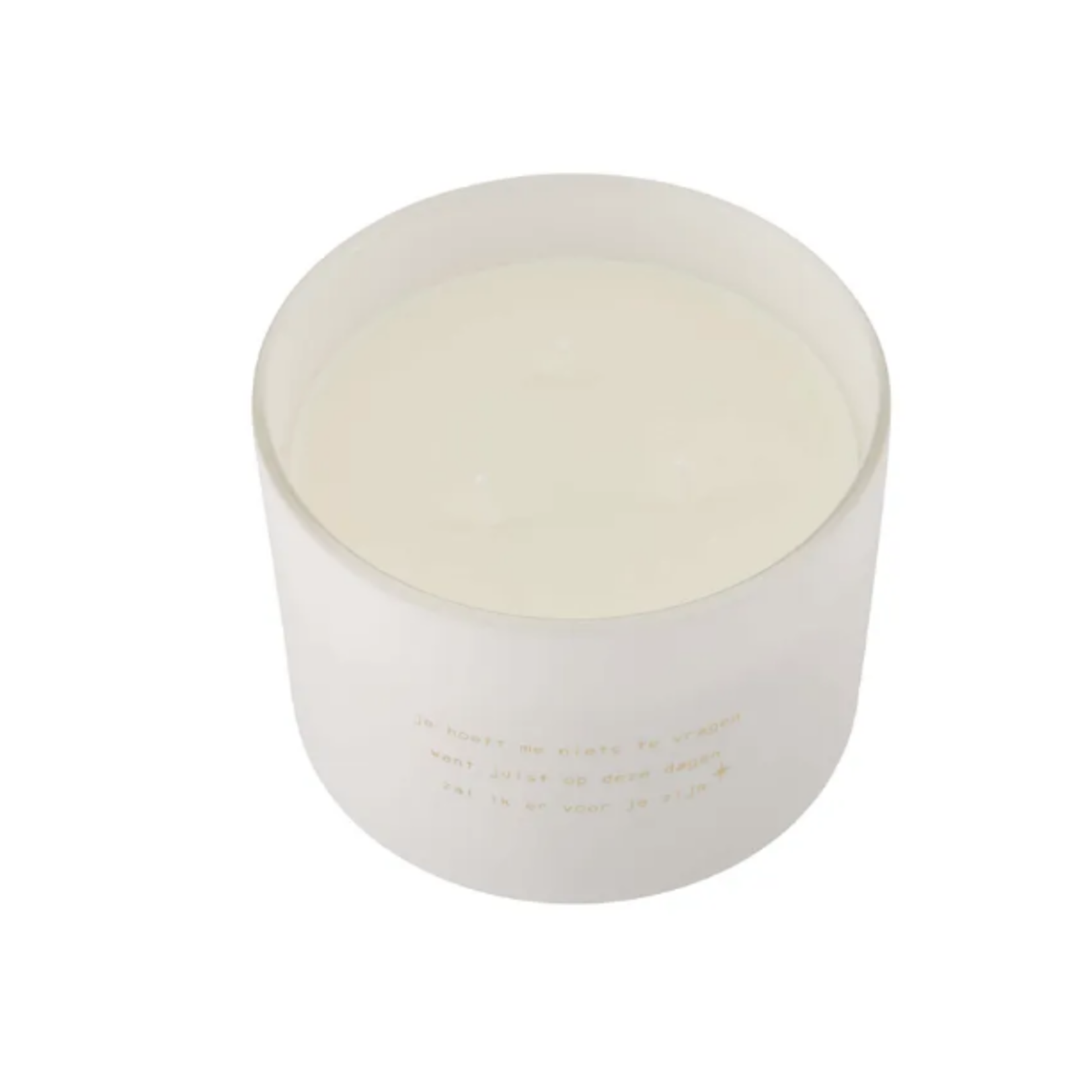 ZUSSS ZUSSS - Geurkaars zal er voor je zijn , winterbloem wit