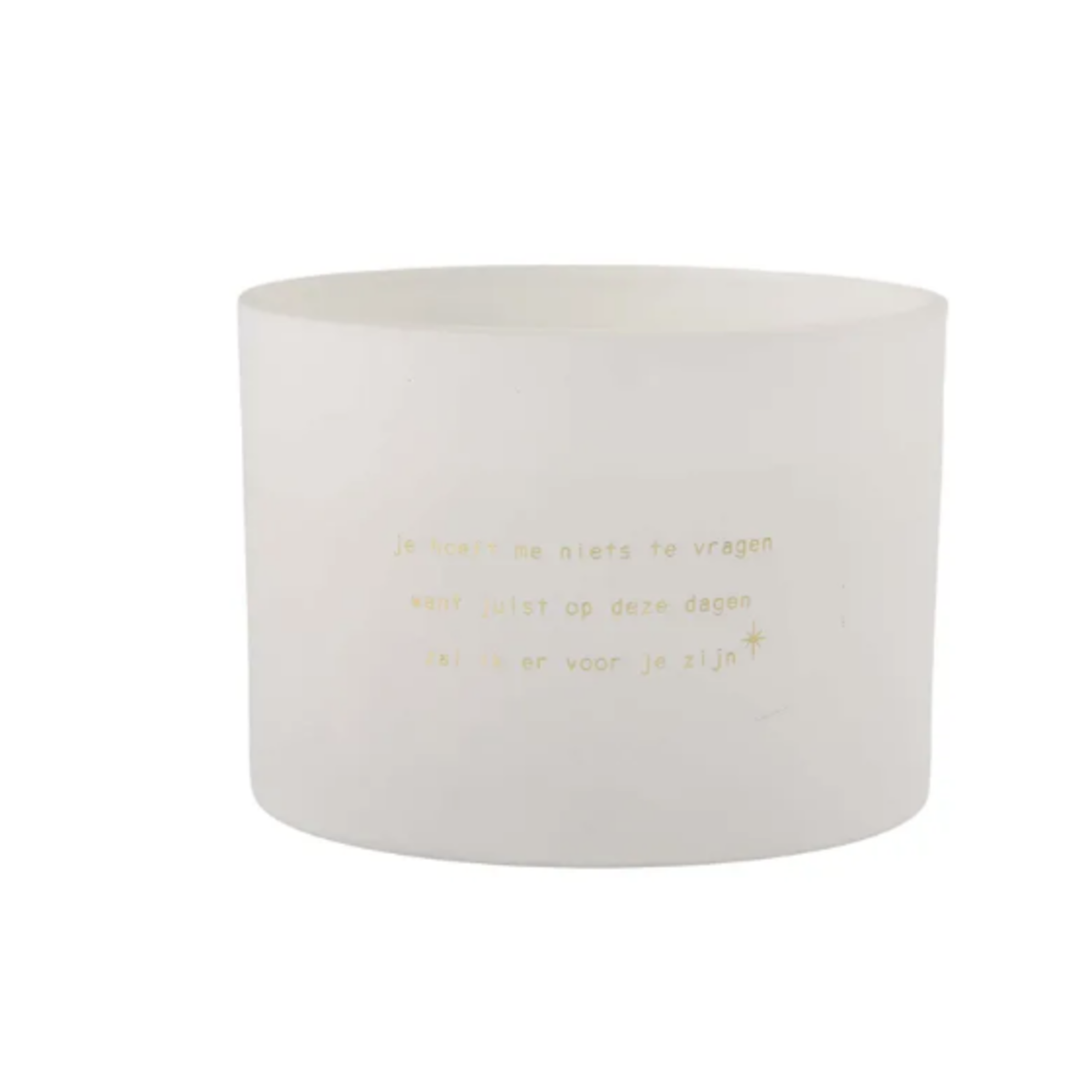ZUSSS ZUSSS - Geurkaars zal er voor je zijn , winterbloem wit