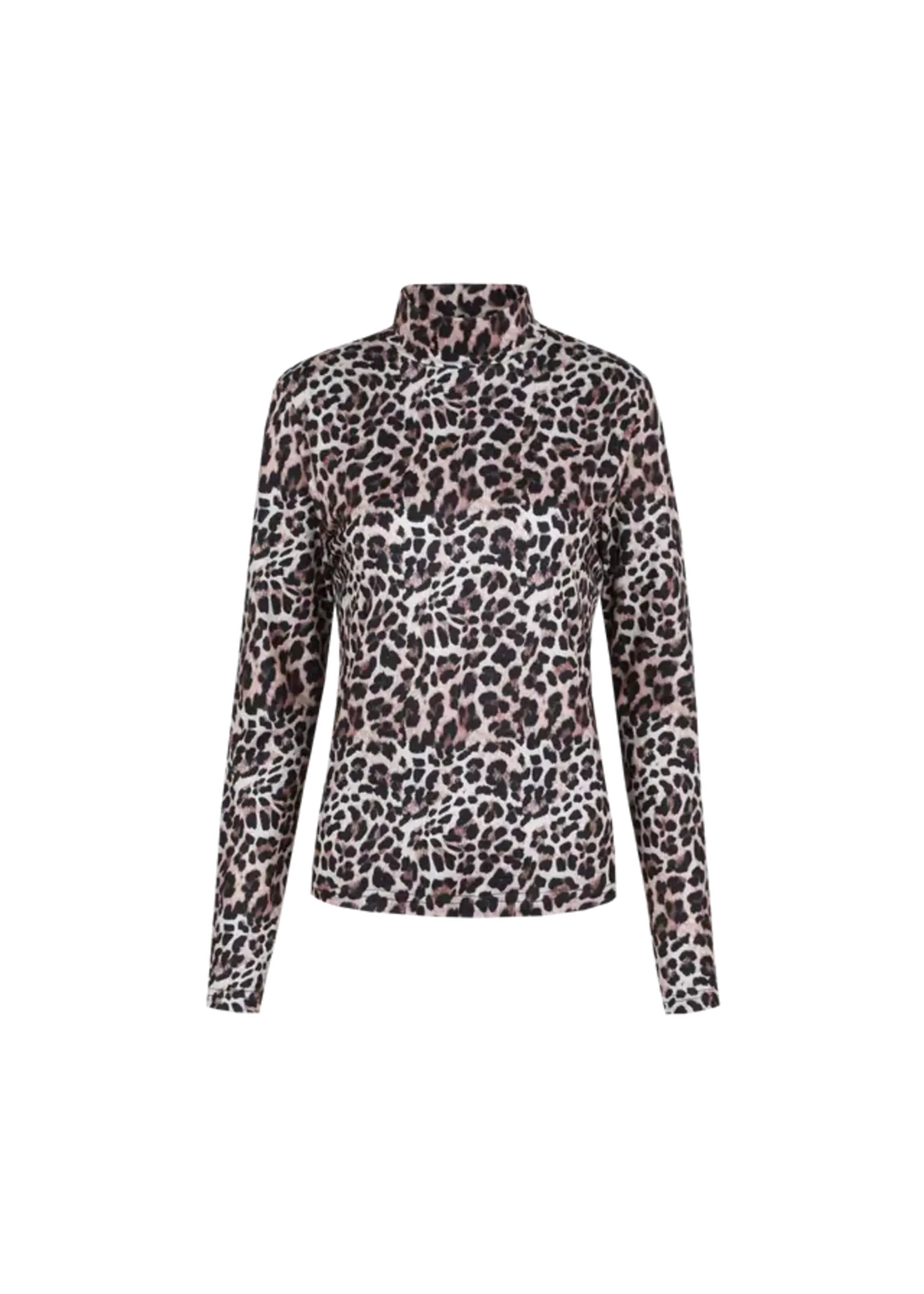 FLURESK FLURESK - Top Tyra leopard black/sahara