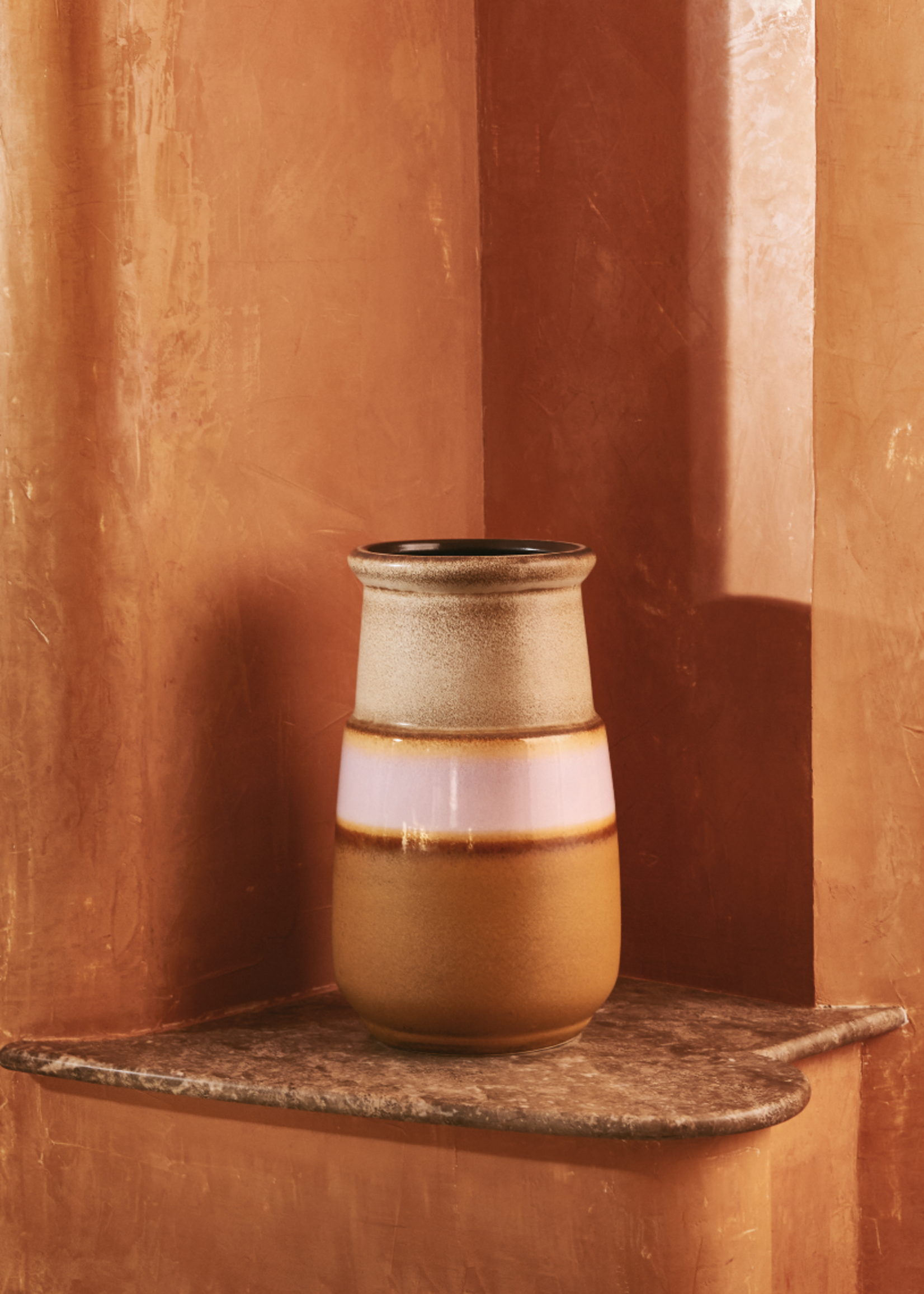 HKLIVING HKLIVING - Grote vloervaas Caramel ace7293