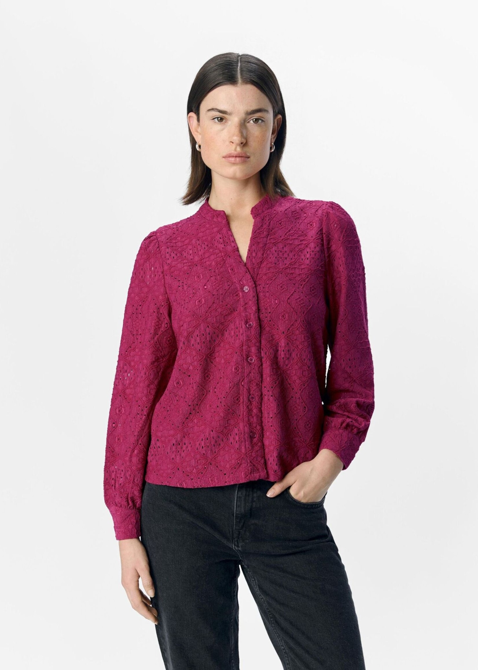 OBJECT OBJECT - Shirt Feodora Marika sangria