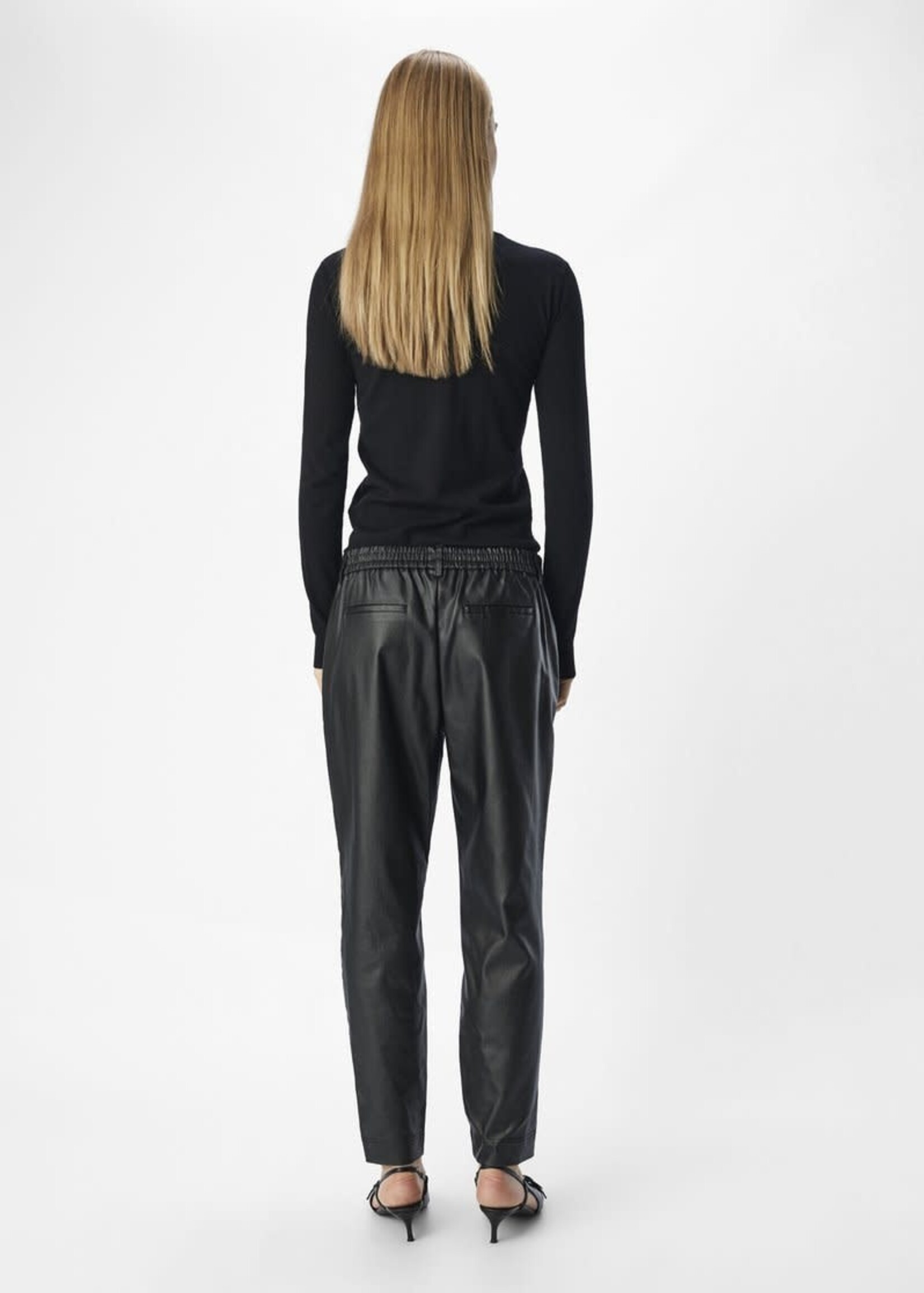 OBJECT OBJECT - Melba lisa slim coated pants