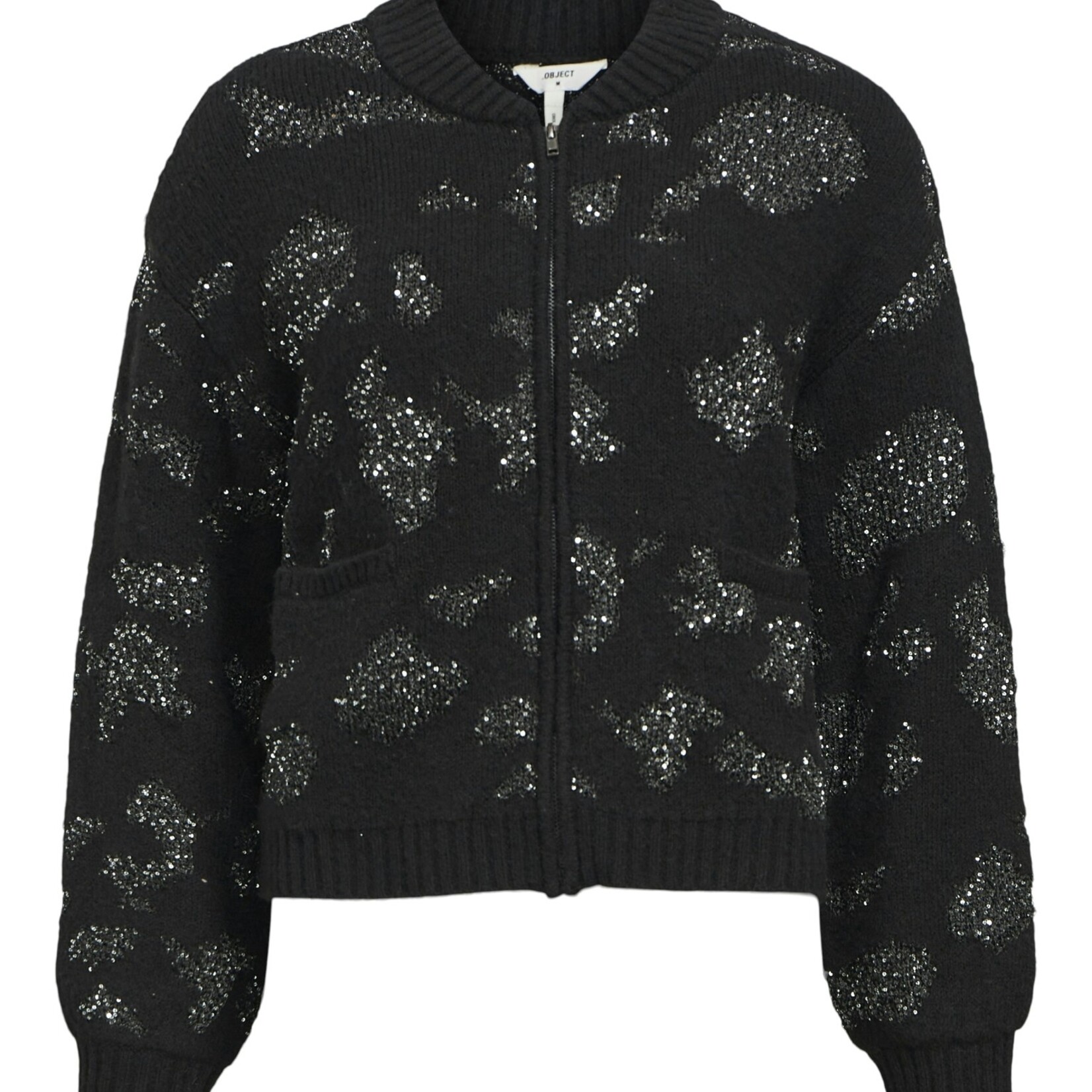 OBJECT OBJECT - Vest Alora zwart met pailetten