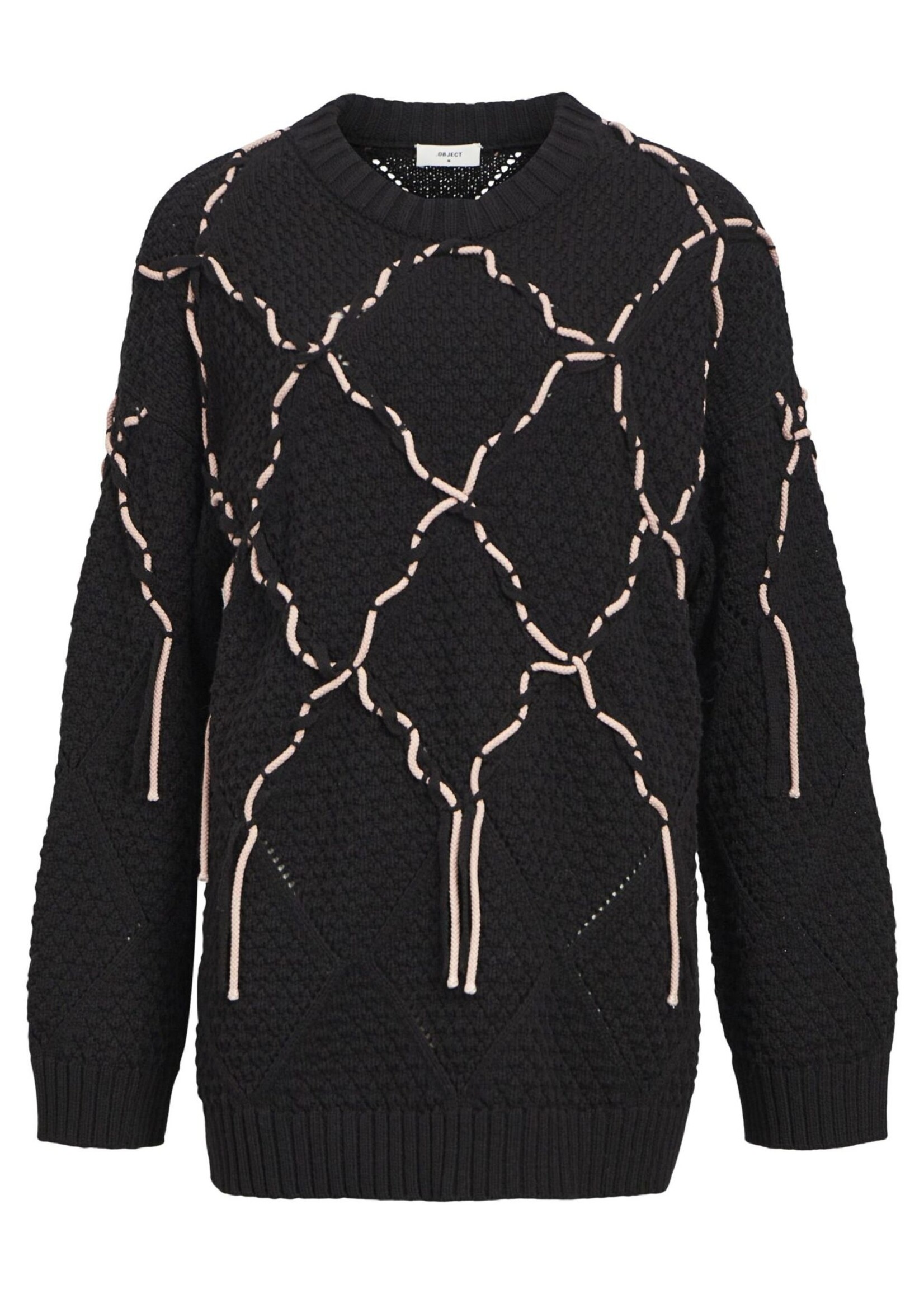 OBJECT OBJECT - Pullover gebreid ranka black/café au lait