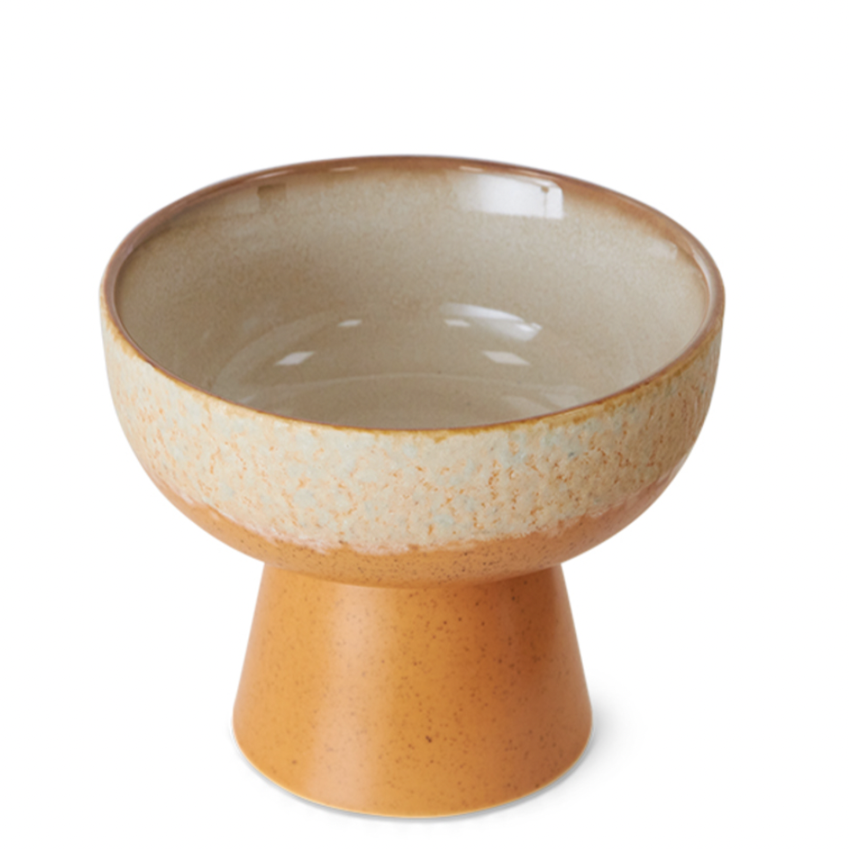 HKLIVING HKLIVING - 70's Tapas schaal op voet Dunes KST0054