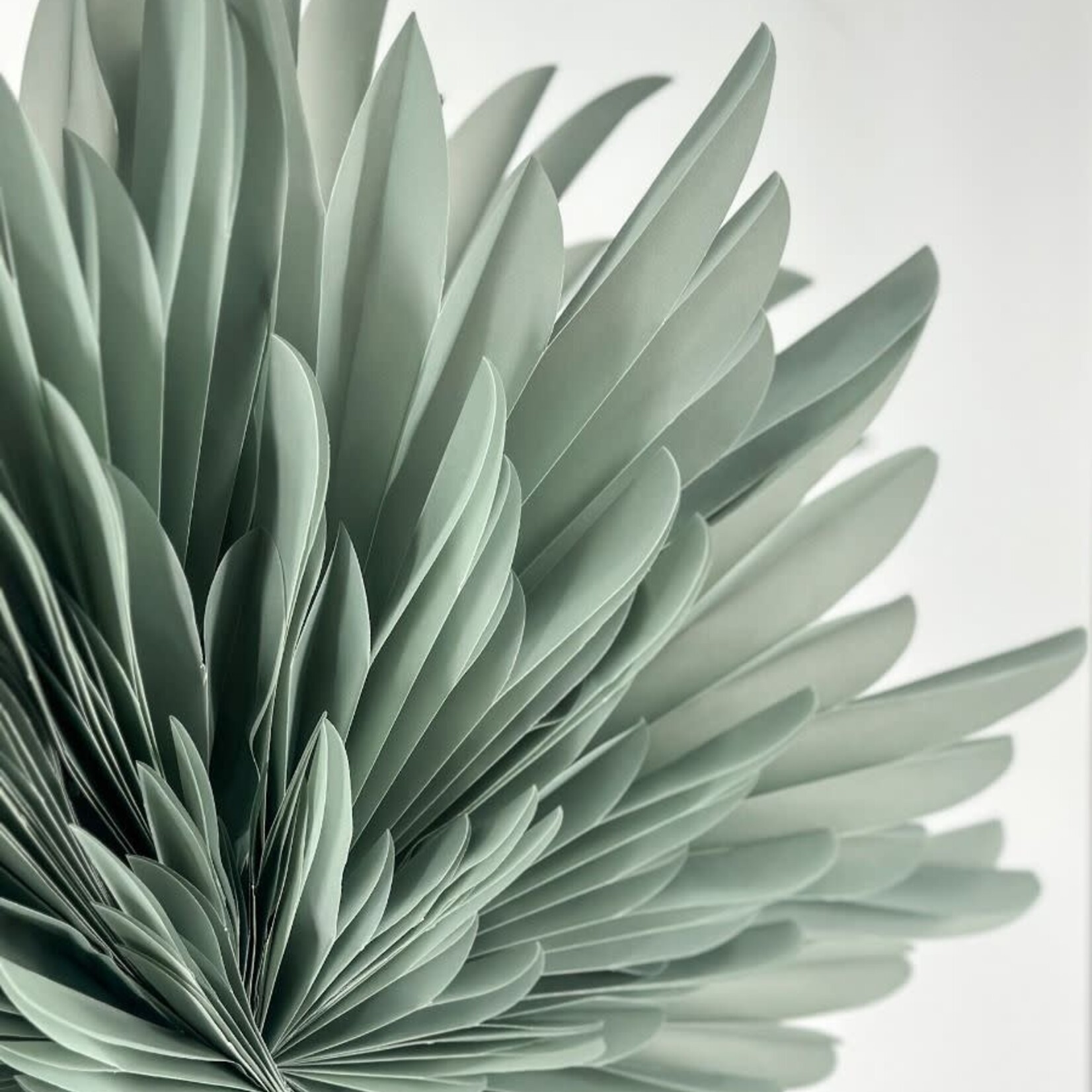 -- KERSTSTER STAR  60cm groen  met pendel